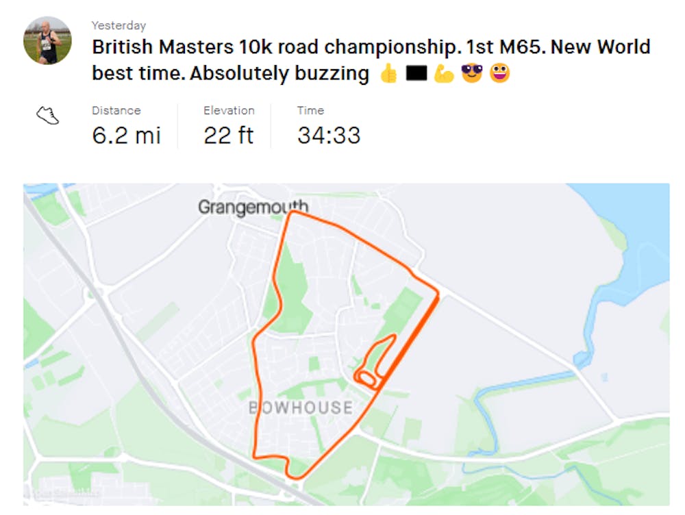 Παγκόσμιο ρεκόρ Μ65 με 34:22 στα 10 χιλιόμετρα από τον εντυπωσιακό Α. Walker! runbeat.gr